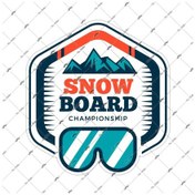 Resim Hbg39 Snowboard Sticker 