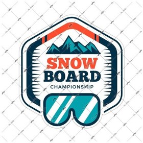 Resim Hbg39 Snowboard Sticker 