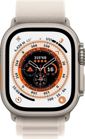 Resim Watch Ultra 49Mm Gps+Cellular Titanyum Kasa Yıldız Işığı Alpine Loop-Large (Apple Türkiye Garantili) 