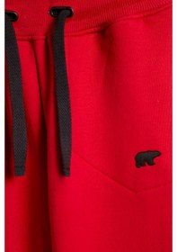 Resim Bad Bear Less Plain Sweatpants Kids Crimson-red Kırmızı Çocuk Eşofman Altı 001 Kırmızı 