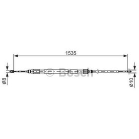 Resim BOSCH 1987477950 FREN TELİ. 1533 MM 