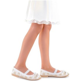 Resim Kiko Kids Cilt Lastikli Kız Çocuk Babet Ayakkabı Arç 07 Beyaz 