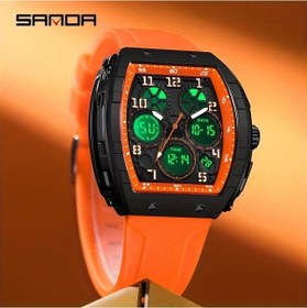 Resim Oldfriend Siyah Sanda Erkek Digital Spor Saati Kronometre Alarm Tarihli Dayanıklı Diğer 