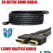 Resim 20 Metre Görüntü Ses Aktarim Kablosu 20 M Hdmi Fullhd Ultra Hd 