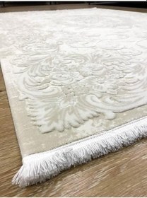 Resim İpek Halı Sardes 6139 A Krem Klasik Salon Halısı 