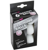 Resim Butterfly 40+ 6'lı Masa Tenisi Antrenman Topu Beyaz 