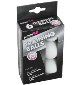 Resim Butterfly 40+ 6'lı Masa Tenisi Antrenman Topu Beyaz 