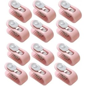 Resim Marsilyan 4 Adet Mandallı Iğnesiz Yorgan Kılıfı Nevresim Sabitleme Klips Takımı 