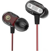 Resim Fosenze Kz Zse Çift Sürücülü Kulak İçi Kulaklık - Sessiz Ortam Ve Yüksek Ses Kalitesi - Mikrofonsuz - Siyah Zse 