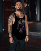 Resim Freeyez Gorilla Fire Gym Fitness Tank Top Sporcu Atleti 