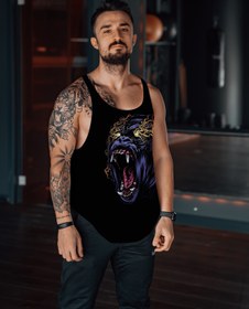 Resim Freeyez Gorilla Fire Gym Fitness Tank Top Sporcu Atleti 