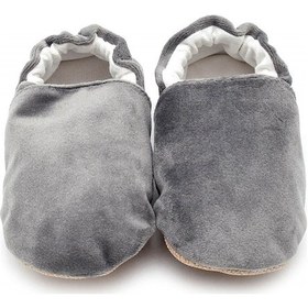 Resim Pamuk Astarlı Kaydırmaz Taban Patik-açık Gri-f-847 