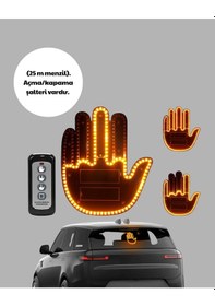 Resim Araç İçin Eğlenceli Led El İşareti Işığı 