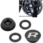 Resim Vkemall Alüminyum Bisiklet Krank Koruması - Mtb Yollu Xt Çubuk Orta Eksen Kapak - 22-25mm Boş Bir Parça Krankseti İçin - Mavi Toz Koruyucu Kapağı 1 Adet 