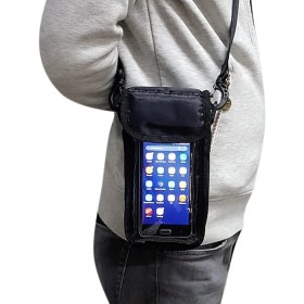 Resim Tex Pos Cihazı Çantası Su Geçirmez Ekstra Telefon Cepli 
