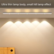 Resim USB Şarj Edilebilir ve Ayarlanabilir Üç Renkli LED Işık Şeridi, Küçük Gece Lambası, Akıllı İnsan Vücut Algılama, Hareket Algılama, Lityum Pil 350mAh ile Şarj Edilebilir Pil, Ayarlanabilir Aydınlatma Yöntemi, Hareket Sensörü Kontrol Yöntemi, Güneş Batımı Teması, Plastik Malzeme, USB Kablosu ile, Çeşitli Oda Türleri için, Tavan Montaj Konumu, Serbest Duran Montaj Tipi, Kablosuz, Mutfak, Gardırop, Dolap, Ayakkabı Dolabı, Yatak Odası, Kedi Gözü, Küçük Tepelik için 