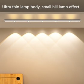 Resim USB Şarj Edilebilir ve Ayarlanabilir Üç Renkli LED Işık Şeridi, Küçük Gece Lambası, Akıllı İnsan Vücut Algılama, Hareket Algılama, Lityum Pil 350mAh ile Şarj Edilebilir Pil, Ayarlanabilir Aydınlatma Yöntemi, Hareket Sensörü Kontrol Yöntemi, Güneş Batımı Teması, Plastik Malzeme, USB Kablosu ile, Çeşitli Oda Türleri için, Tavan Montaj Konumu, Serbest Duran Montaj Tipi, Kablosuz, Mutfak, Gardırop, Dolap, Ayakkabı Dolabı, Yatak Odası, Kedi Gözü, Küçük Tepelik için 