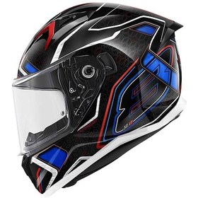 Resim Givi 50.8 Kapalı Motosiklet Kaskı Siyah - Mavi 