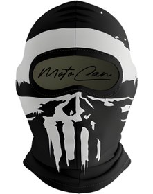 Resim motocan Desenli Mevsimlik Motorcu Maskesi Ve Balaklavası - Model 4 