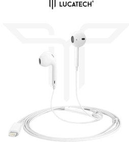 Resim Lucatech Lightning Konnektörlü Earpods Kablolu Kulaklık (Bluetooth Conncect) 