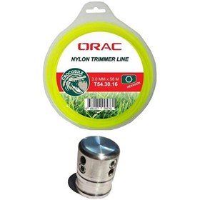 Resim Escpowertools Tırpan Örümcek Başlık ve Orac Altı Köşe Tırpan Misinası 