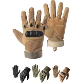 Resim Single Sword Taktik Askeri Eldiven, Polis Eldiveni, Motosiklet ve Bisiklet Eldiveni 