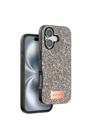 Resim artlab Art Onegif İphone 16 Plus Bright Simli Kapak - Gold Lab 