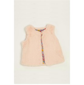 Resim Brandandbrand Wonder Kids Kız Bebek Pudra Kürk Yelek Wk20Aw2043 3-6 Ay 