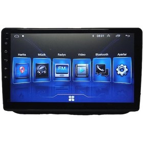 Resim Skoda Fabia 2008-2014 Siyah Renk 10 İnç 8-64 Pro Model Qled Ekranuyumlu 9" 