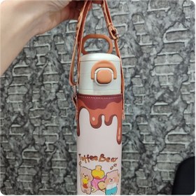 Resim senacacollection Diller Çantalı Askılı Çelik Termos Matara 580 ml Çift İçim 1 ADET 