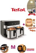 Resim TEFAL Easy Fry & Grill Iki Sepetli Yağsız Fritöz Çift Hazneli Yüksek Kaliteli Airfry FRİTÖZ. 