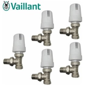 Resim Vaillant Köşe Termostatik Radyatör Vanası 1/2" (5'Li Paket) 