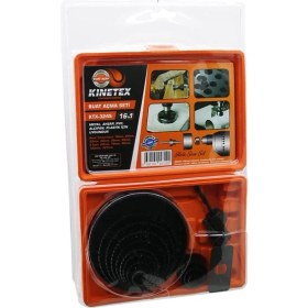Resim Go İthalat 16in1 Buat Açma Panç Seti Metal - Ahşap - Pvc - Alçıpan - Pls. 19-22-29-32-38-44-51-64-76-89-102-127MM (5263) 