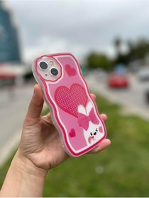 Resim iPhone 14 ile Uyumlu Kılıf, Silikon, Çok Renkli 