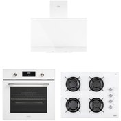 Resim VESTEL Eğik Beyaz Hamur Şefi Seti(AF-7684 B AO-65104 B AD 63330 B) 