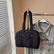 Resim Kadınlar İçin Büyük Kapasiteli Dönüştürülebilir Çanta - Şık Minimalist Fermuarlı Ofis, Seyahat ve Günlük Kullanım için Geniş Tote/Öğüt Çantası - Siyah, Bej, Mavi, Yeşil, Pembe, Haki Renk Seçenekleri - Dayanıklı Kumaş Yapımı, Ofis Aksesuar Tutucu, Modern Casual Tasarım, Sağlam Sap Detayı, Yüksek Kalite Konstrüksiyon, Moda Severler İçin 