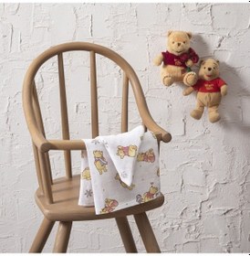 Resim Disney Winnie Pamuk Lisanslı Müslin Ağız Bezi Çok Renkli 