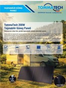 Resim Tommatech 200w Taşınabilir Güneş Paneli 