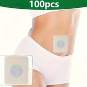 Resim 100 adet Bel ve Karın Yamas Seti - Etkili Bitkisel Lif, Sıkılaştırma ve Rahatlama için Cilt Dostu Malzeme, Fitness Performansını İyileştirmek İçin İdeal, Pil Gerektirmez, Rahatlama Giyimi|Rahat Giyim|Piller Gerektirmez 