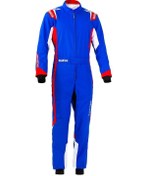 Resim Sparco Thunder Karting Tulumu Kırmızı - Mavi 