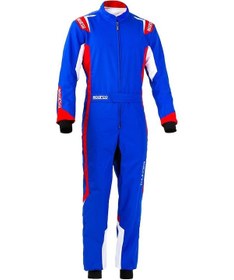 Resim Sparco Thunder Karting Tulumu Kırmızı - Mavi 