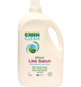 Resim U Green Clean Organik Portakal Yağlı Bitkisel Likit Sabun 2750 ML 