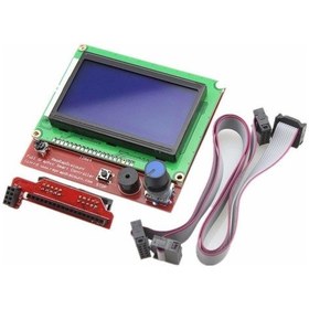 Resim RepRap Ramps 1.4 Uyumlu 128x64 Grafik GLCD Ekran Kiti - Full Graphic Smart 