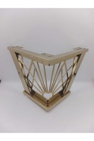 Resim KARAKOÇ METAL, 15*20*20 ÖLÇÜLERİNDE KAPLAMALI PARLAK KOLTUK, MOBİLYA AYAĞI 