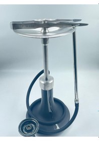 Resim Mr.Eds E10 Brave Siyah Çelik Nargile Takımı 