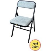 Resim Hey Modüler Mobilya Mavi Katlanır Piknik Kamp Sandalyesi 