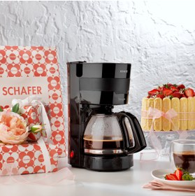 Resim Schafer Robusta Filtre Kahve Makinesi-Siyah 