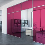Resim Turcoat Transparan Pembe Cam Dekor Folyosu 122 cm x 1 mt 