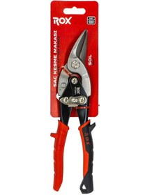 Resim Rox 0253 Mafsallı Sac Kesme Makası 10" 250mm Sol Kesim 