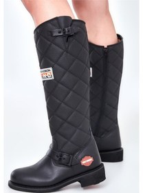Resim Harley Davidson LACONIA HI 646 Unisex BLACK / YAĞLI DERİ Çizme 